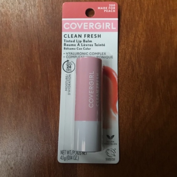 Covergirl Clean Fresh Tinted Lip Balm 200 Made for Peach New/Sealed - Picture 1 of 13